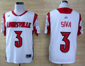 Maillot De Basket NCAA Louisville Cardinals 2013 March Madness Peyton Siva 3 Authentique Blanc